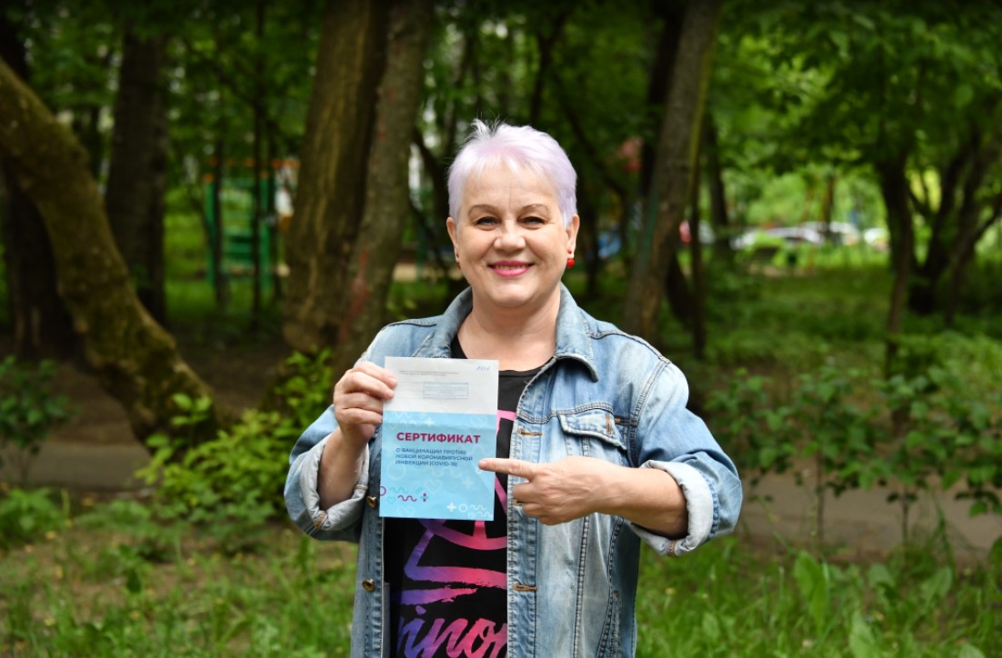 После вакцинации 65-летняя жительница Метрогородка избавилась от страха заболеть