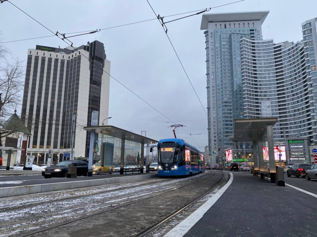 Трамвайные остановки у станции «Сокольники» перенесут ближе к вестибюлям метро