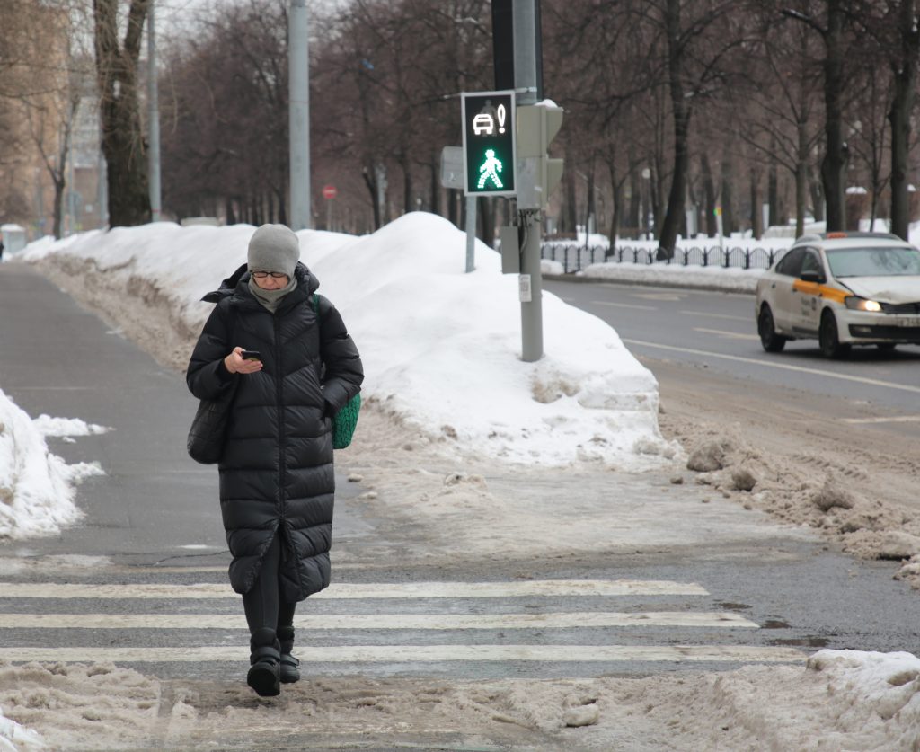 В Восточном округе тестируют новый тип светофора для пешеходов