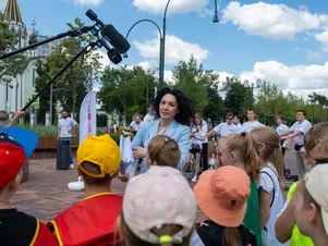 «Центр Добрых дел» под руководством Сабины Цветковой организовал акцию «Еду правильно» для москвичей