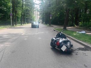 В Сокольниках погиб мотоциклист, срикошетив от одной машины в другую