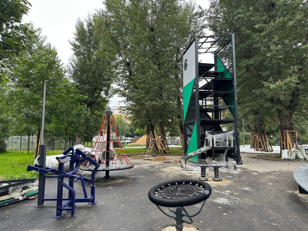 Северный Хапиловский сквер станет спортивным центром под открытым небом