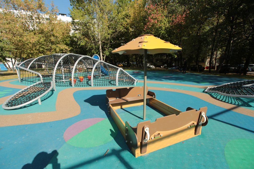 В Ивановском обустроили детский городок в морском стиле