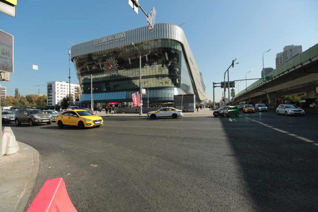 На Щёлковском шоссе заменили асфальт, и на дороге стало свободнее