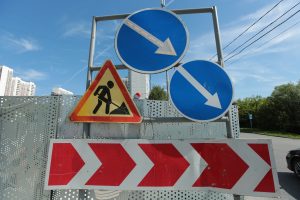 Проезд по Сокольнической площади затруднён