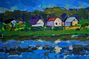 В галерее «Измайлово» открылась необычная выставка «Дома на том берегу» 